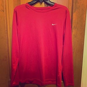Nike long sleeve drifit shirt